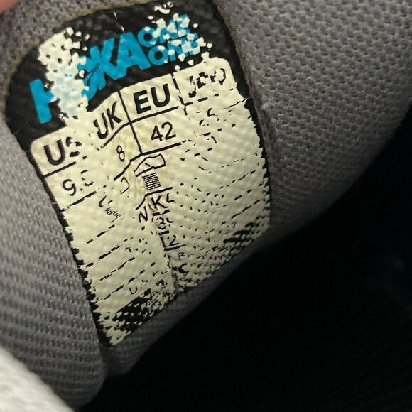 HOKA one one akasa blue lace up shoes sneakers women’s 9.5 - Picture 3 of 10